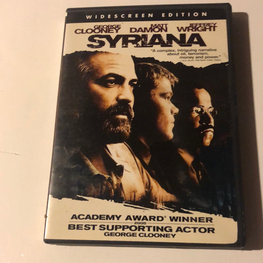 Syrians DVD George Clooney